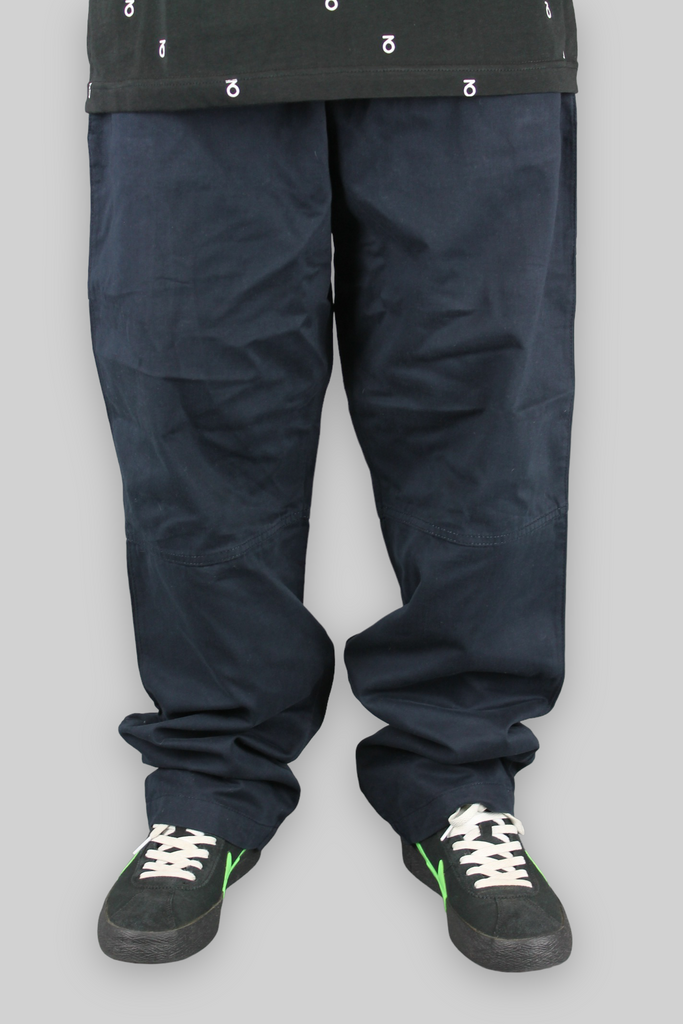 Pantaloni da lavoro chino utili (blu scuro)