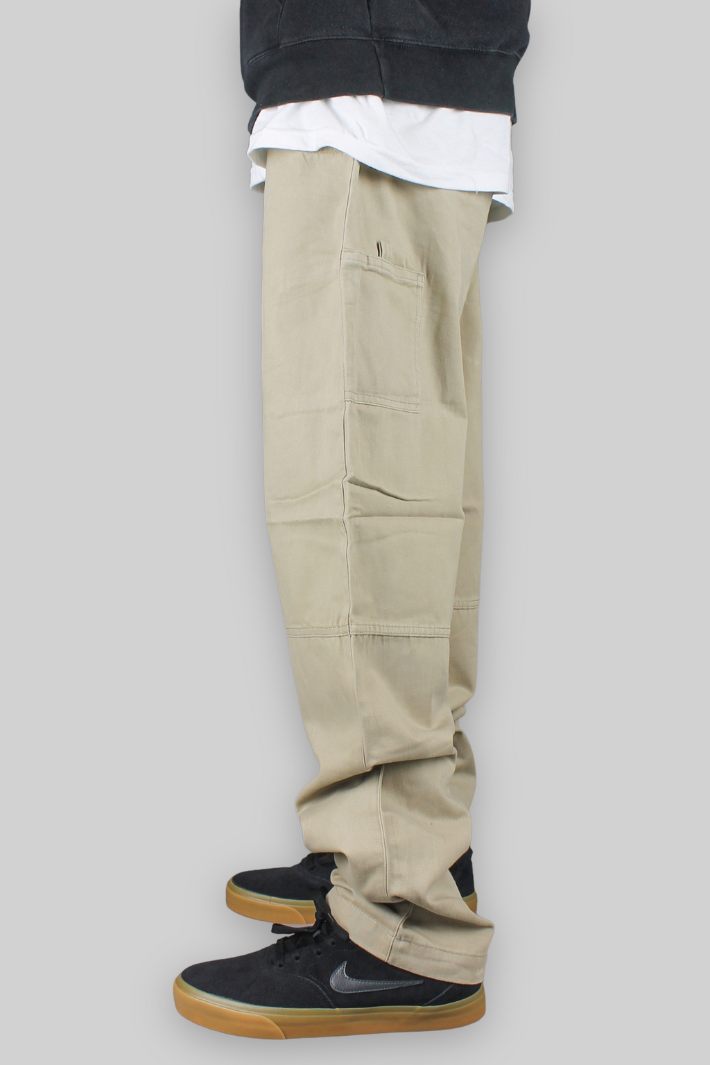 Pantaloni da lavoro chino utili (beige sabbia)