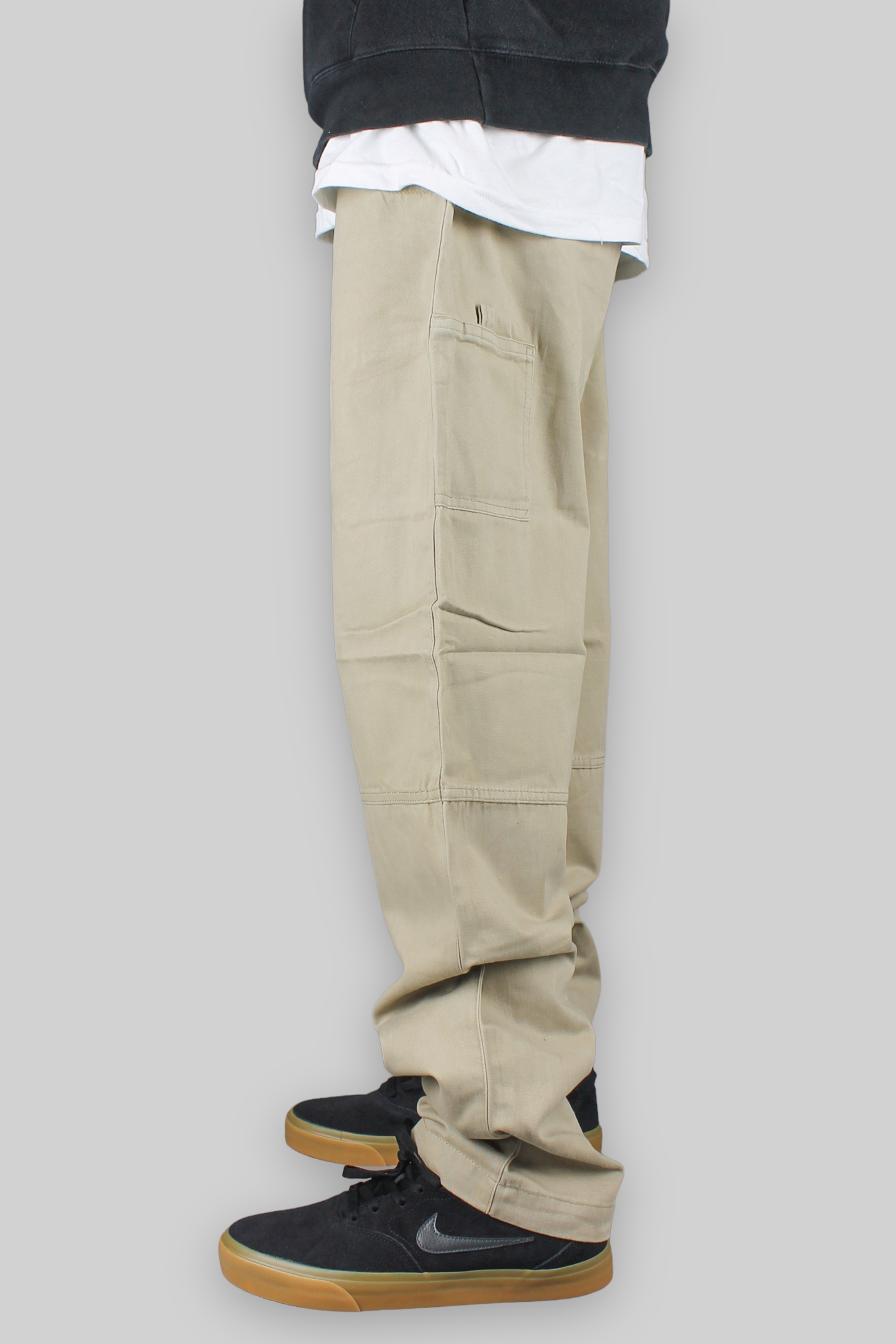 Pantaloni da lavoro chino utili (beige sabbia)