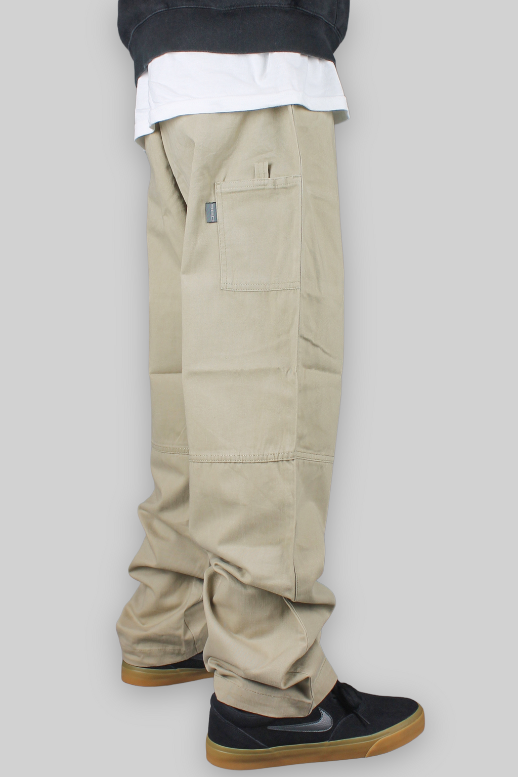 Pantaloni da lavoro chino utili (beige sabbia)