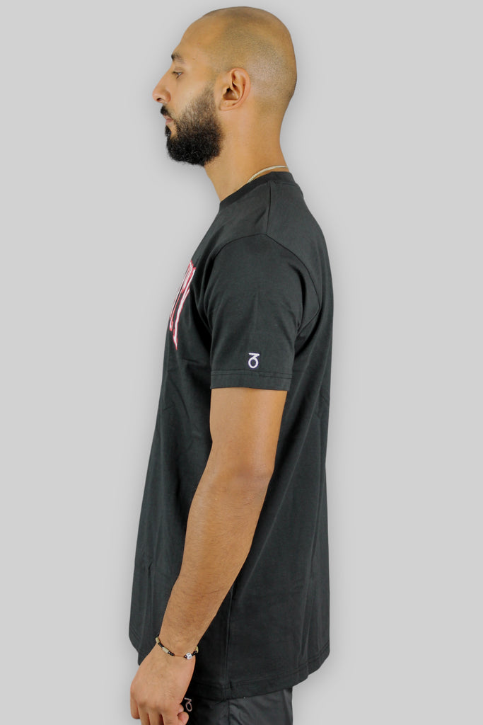 Arc Distressed T-Shirt (Black)