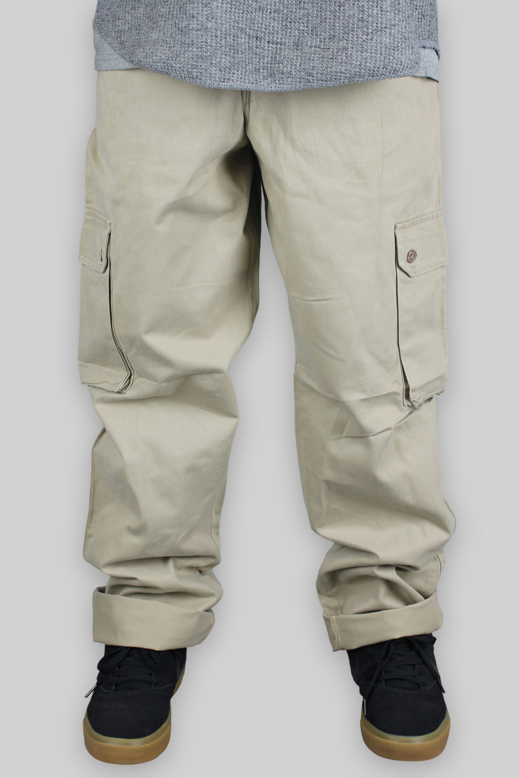 Chino Cargo Work Pants (Sand Beige)