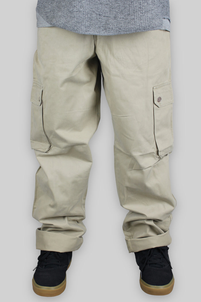 Pantaloni da lavoro cargo chino (beige sabbia)