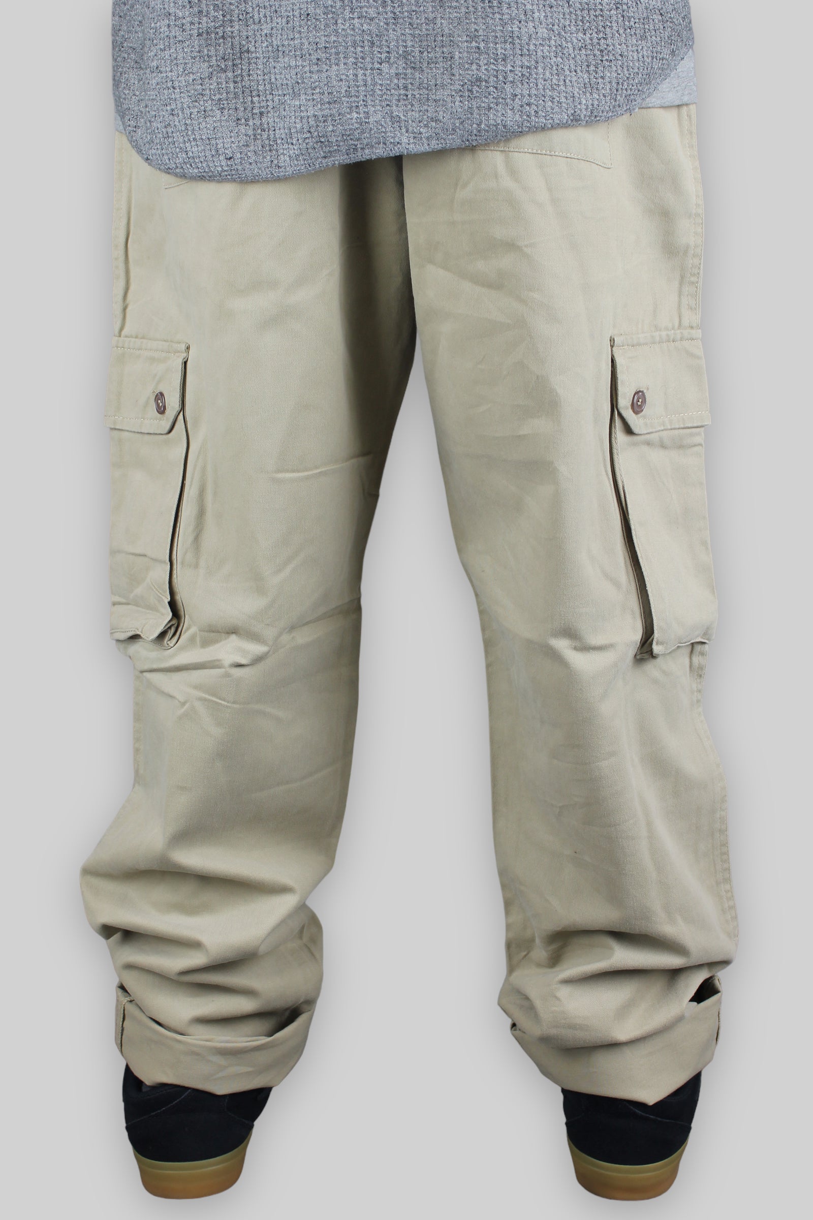 Chino Cargo Work Pants (Sand Beige)