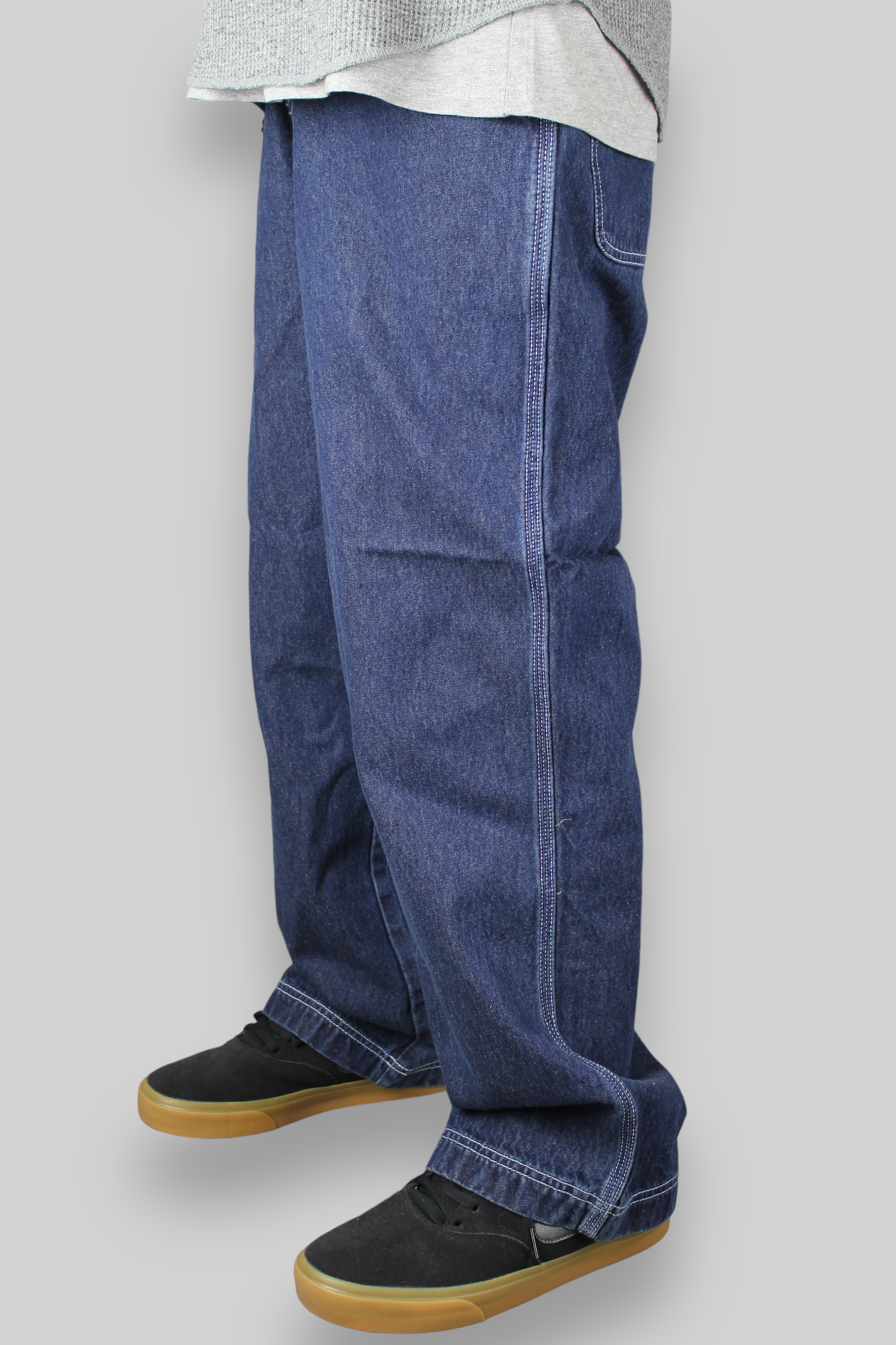 ETN Loose Fit Denim Jeans (Indigo Blue)