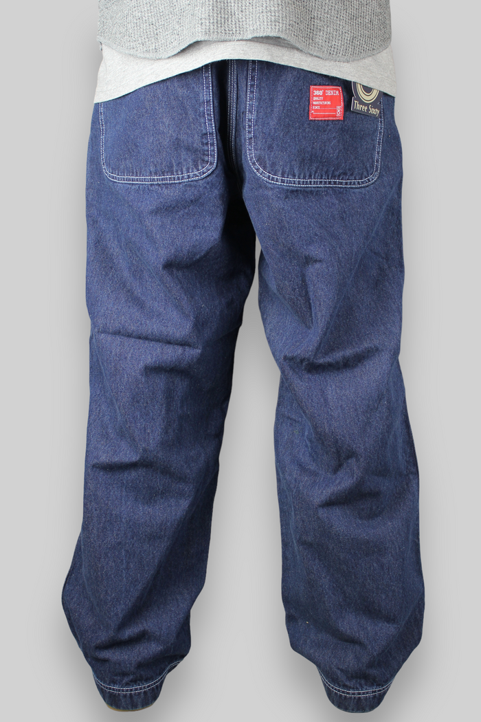 ETN Loose Fit Denim Jeans (Indigo Blue)