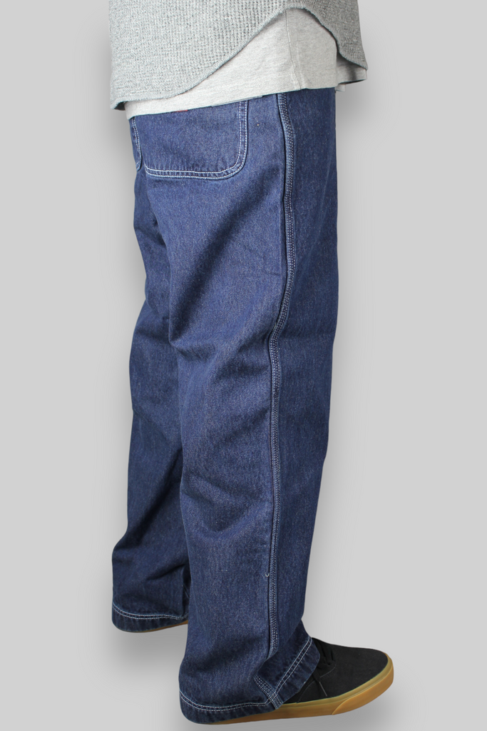 Kids ETN Loose Fit Denim Jeans (Indigo Blue)