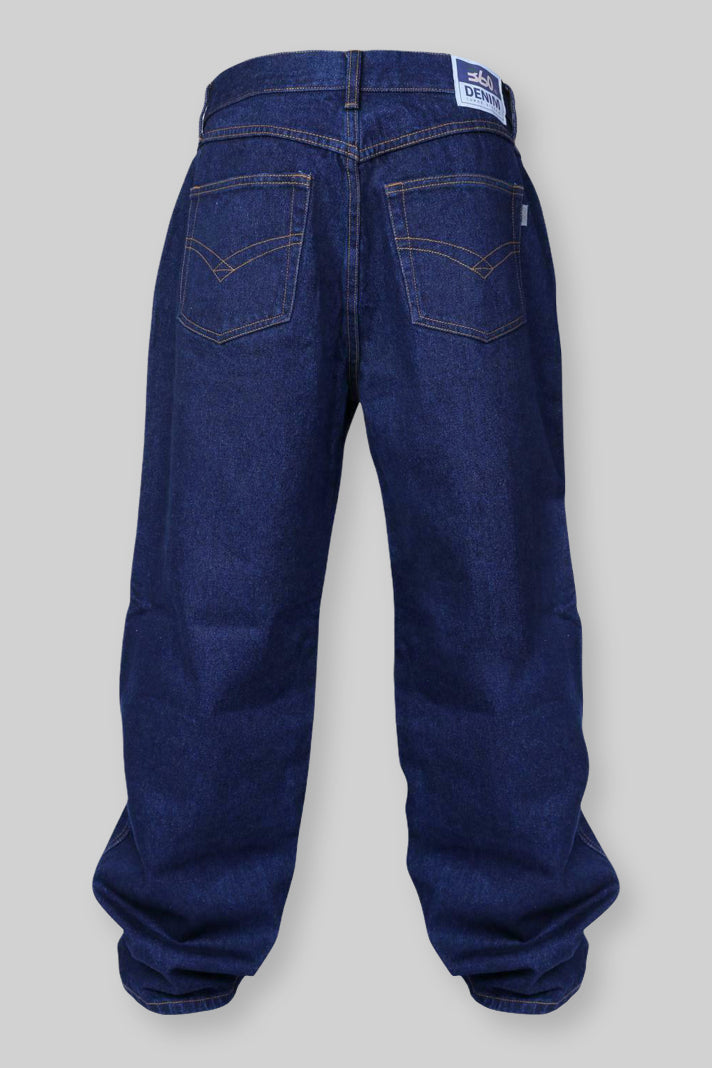 JA17 Loose Fit Denim Jeans (Dark Indigo)