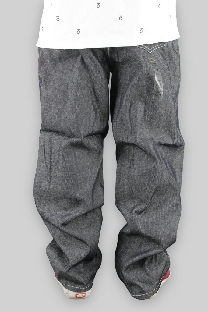 JA19 Jeans mit lockerer Passform (Rohblau)