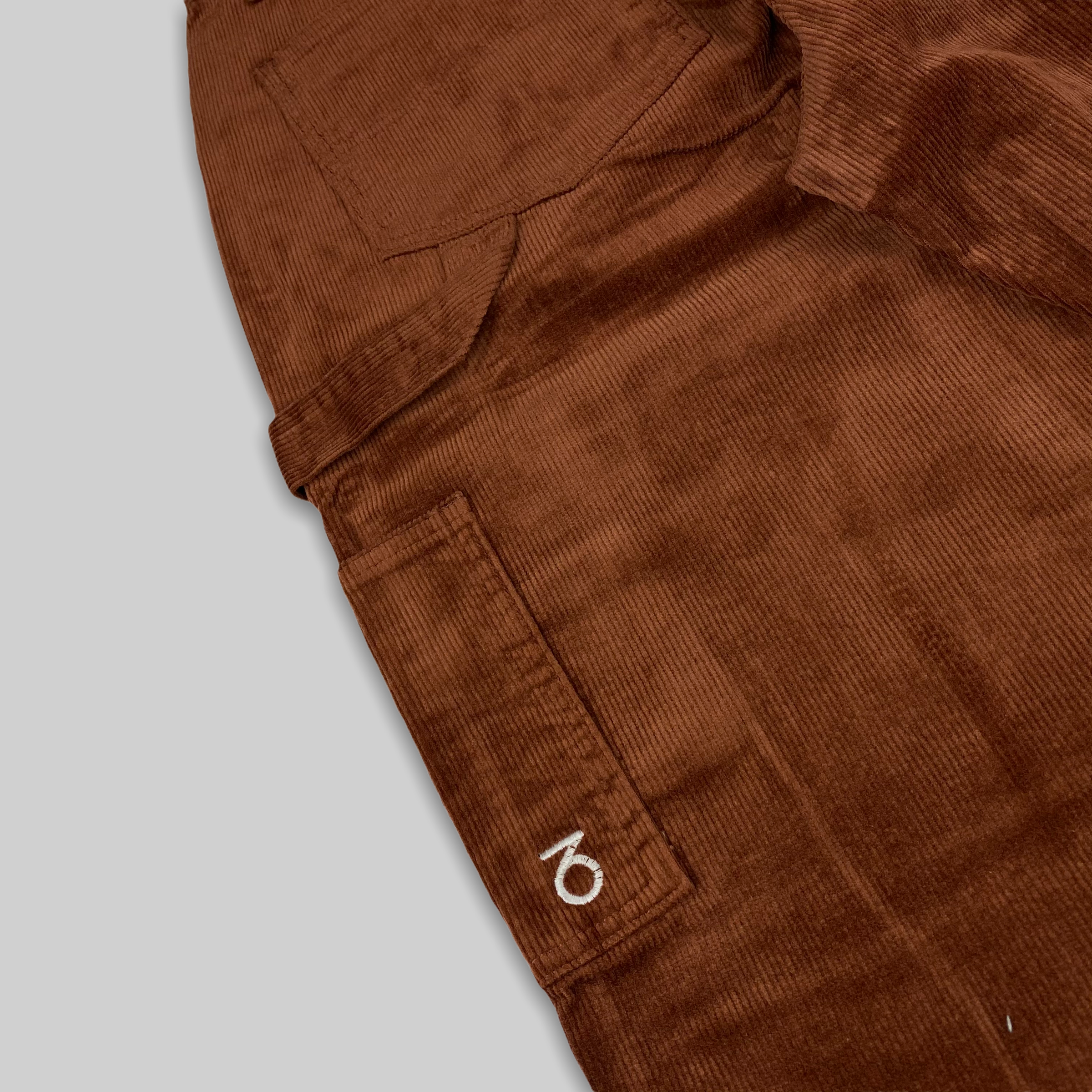 002 Loose Fit Carpenter Cord Trousers (Tan Brown)