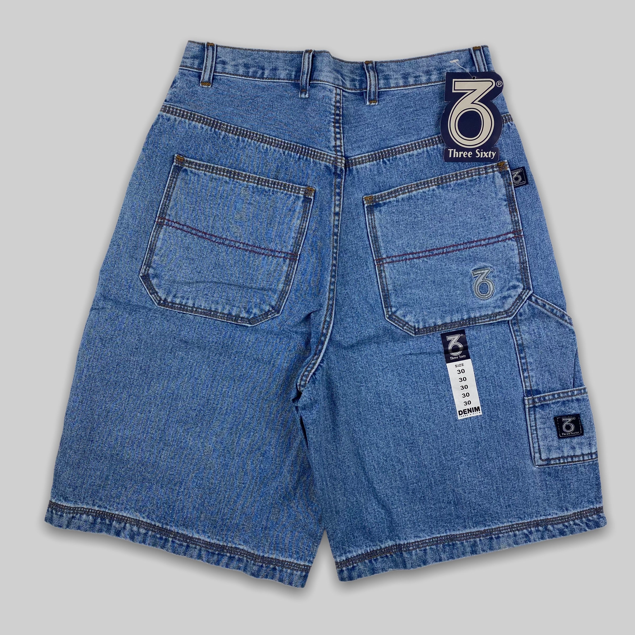 Carpenter Loose Fit Denim Shorts (Lightwash)