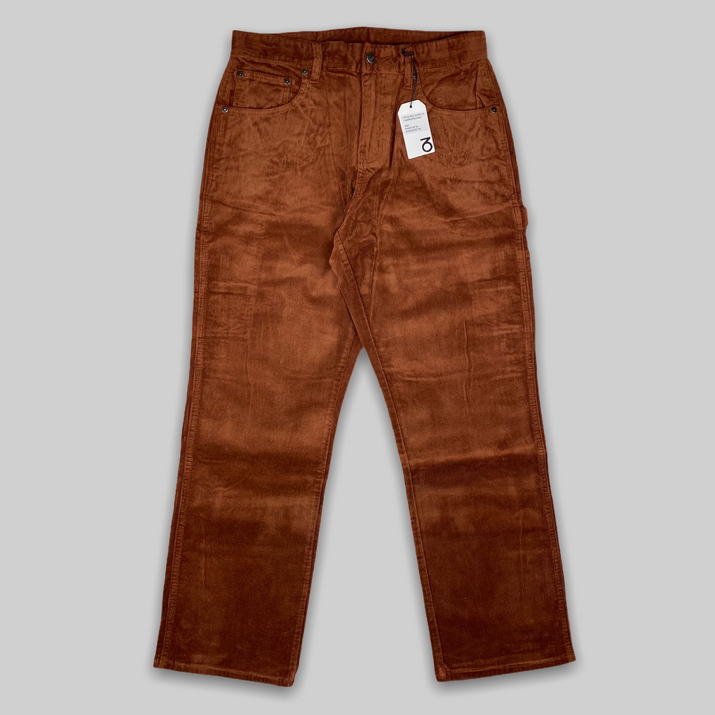 002 Loose Fit Carpenter Cord Trousers (Tan Brown)