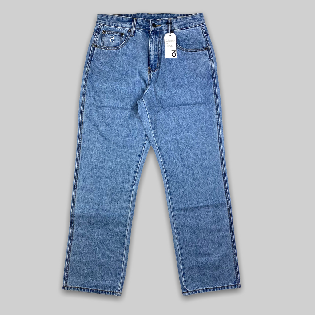 003 Loose Fit 5 Pocket Denim Jeans (Lightwash)
