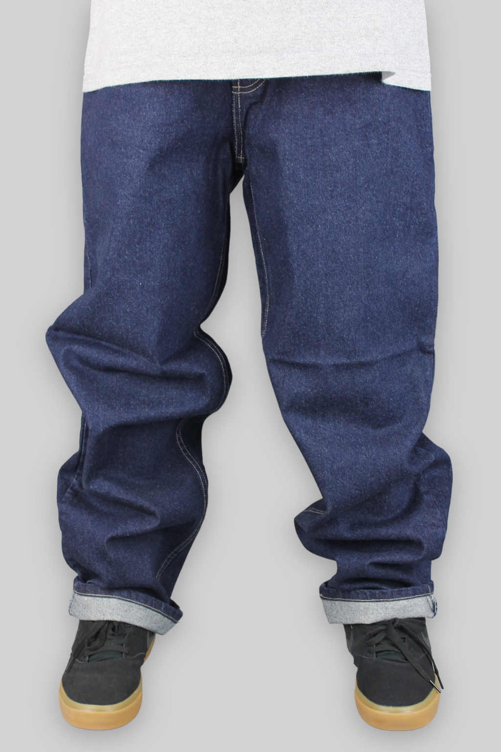 JA17 Loose Fit Denim Jeans (Dark Indigo)