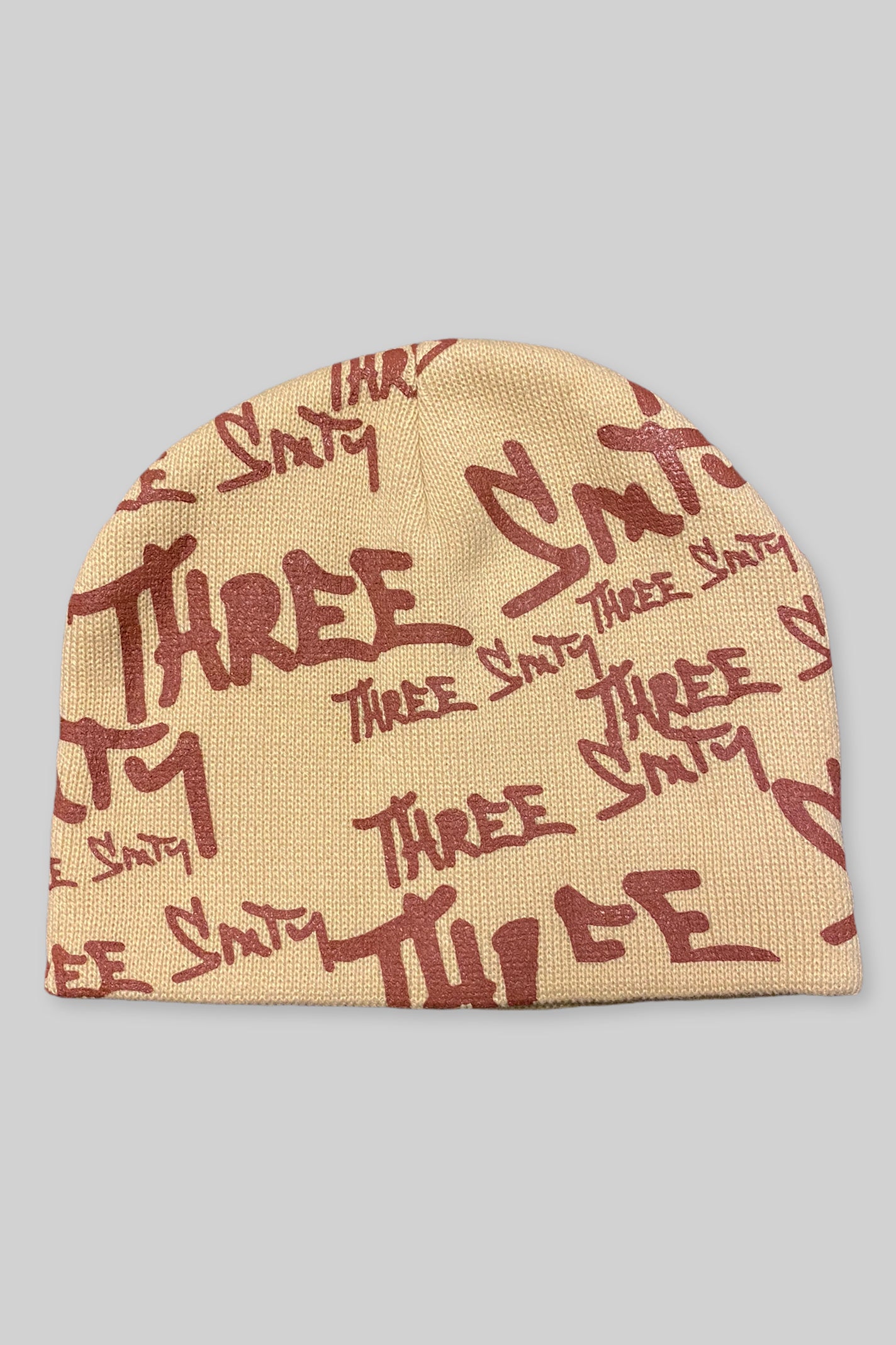 Tag Script Beanie (Sandbeige)