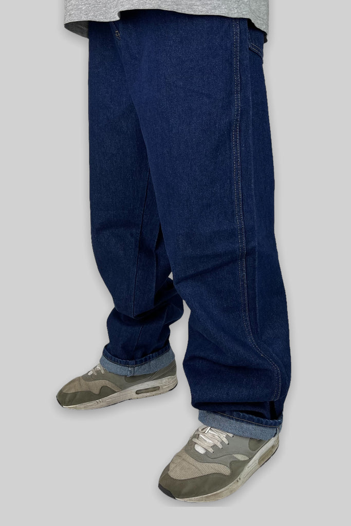 M1000 Carpenter Loose Fit Denim Jeans (Dark Blue Indigo)