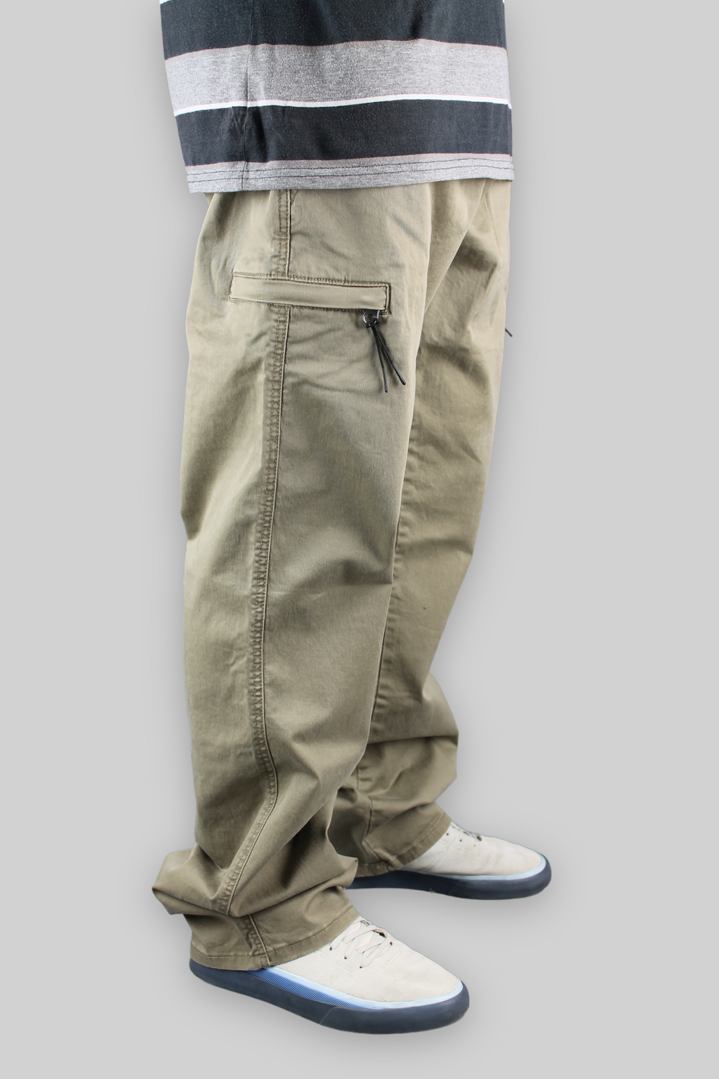 Twill-Skatehose mit lockerer Passform (Staubbeige)