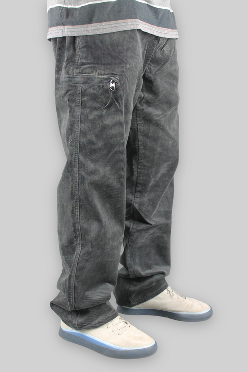 Loose Fit Cord Skate Pants (Charcoal) – 360 clothing