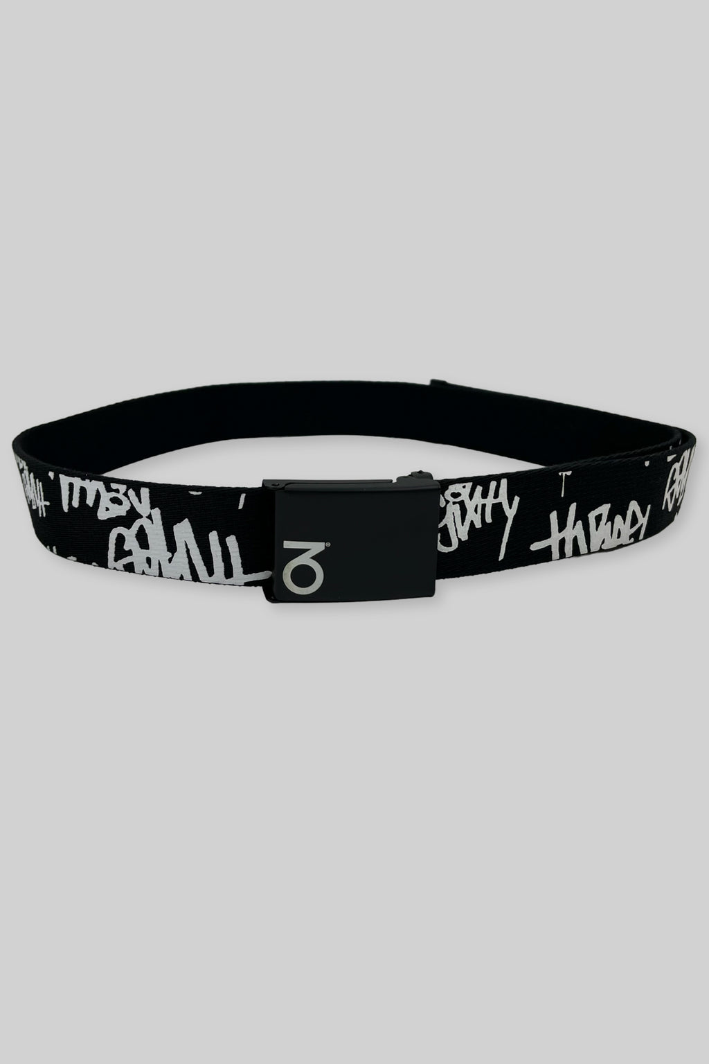 Tag Canvas Belt (Black/White)