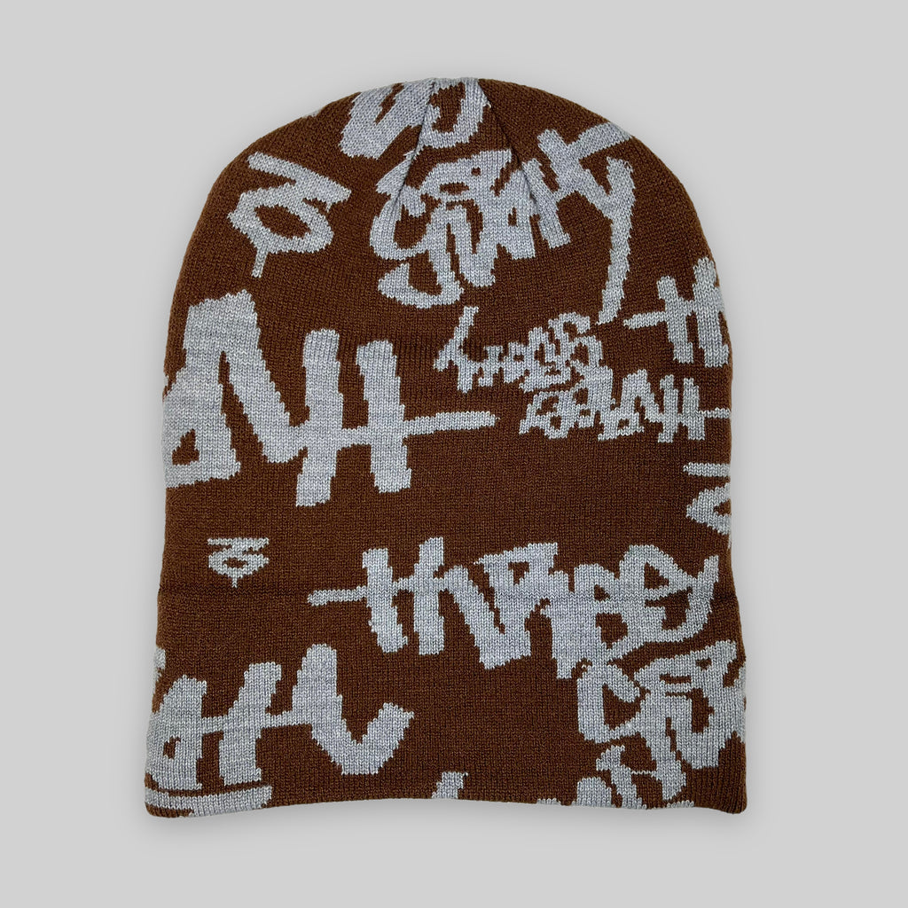 Tag Fold Beanie (Chocolate)