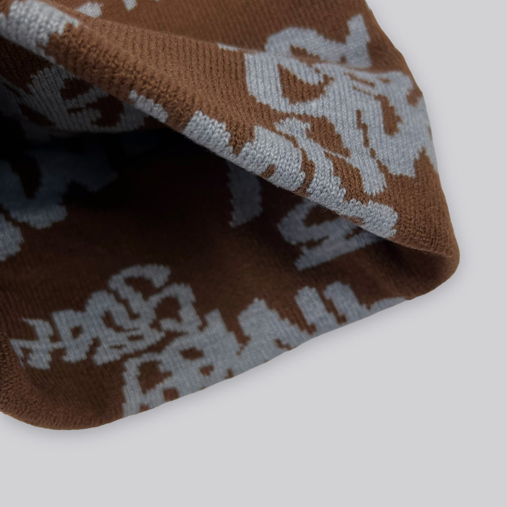Tag Fold Beanie (Chocolate)
