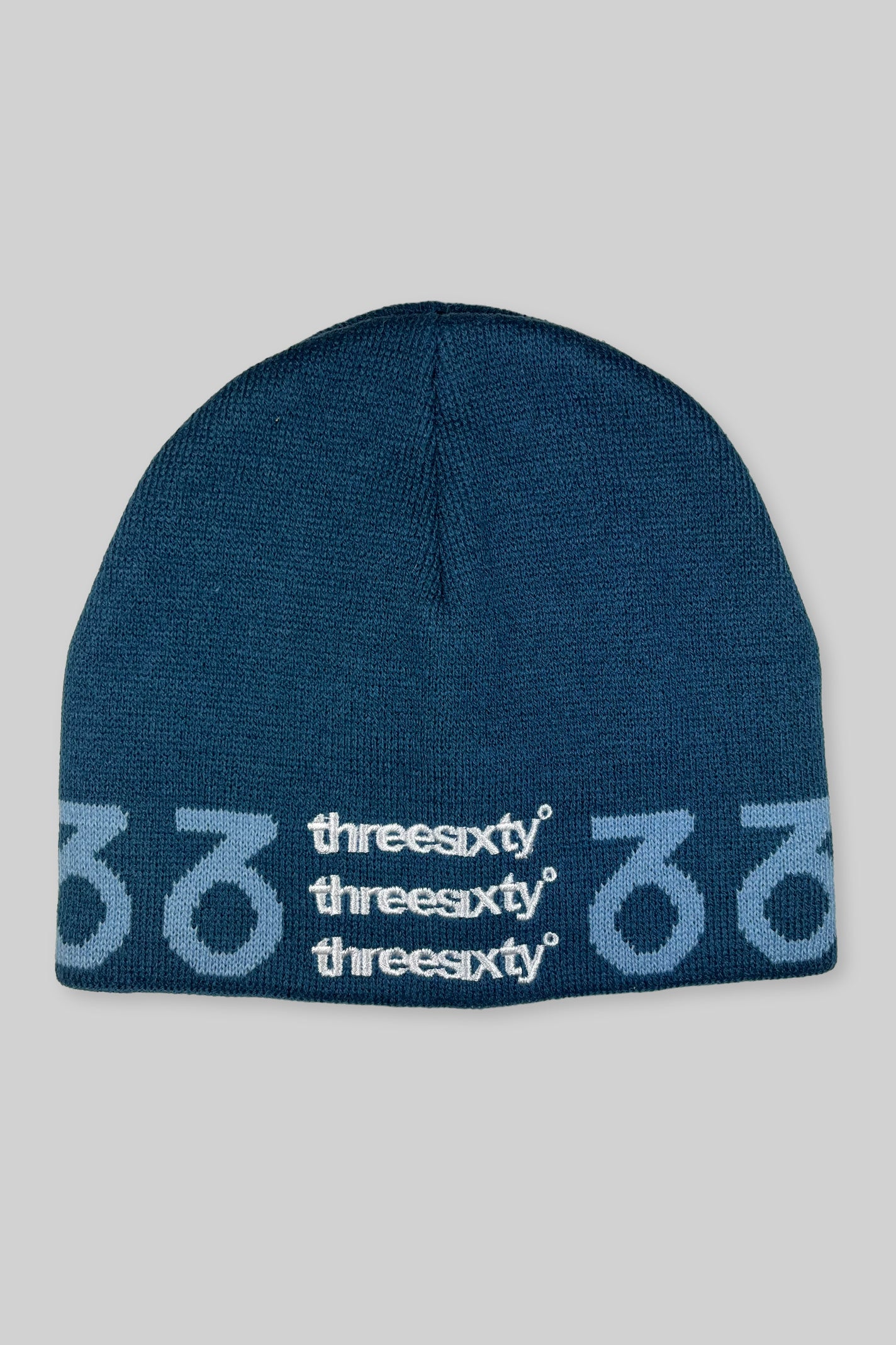 Triple Up Beanie (Helles Marineblau)